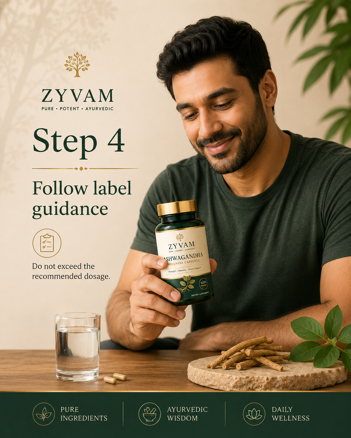 ZYVAM Ashwagandha Wellness Capsules