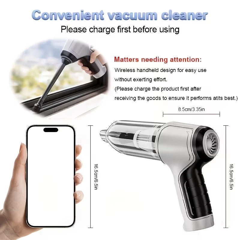 Zyvam Strong Suction Vacuum Cleaner 2026 Model N65 with sleek design and ergonomic handle, ready for powerful cleaning.