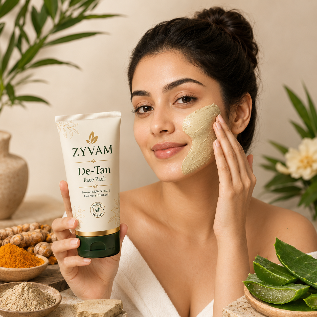ZYVAM De-Tan Face Pack