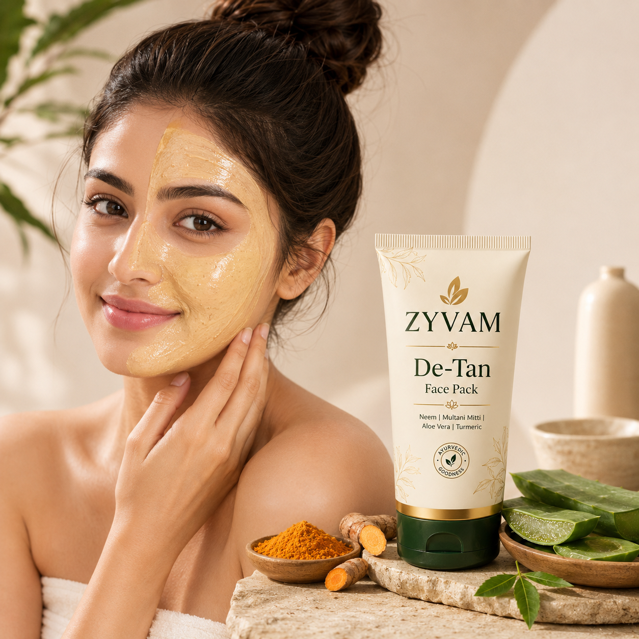 ZYVAM De-Tan Face Pack