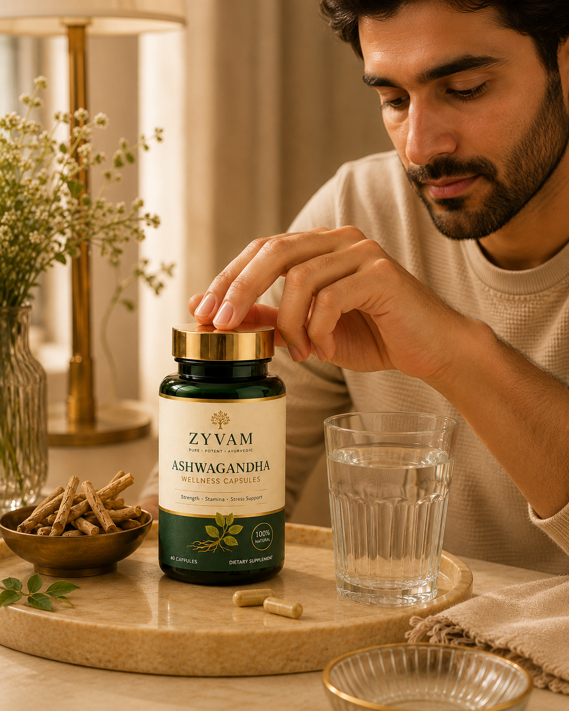 ZYVAM Ashwagandha Wellness Capsules