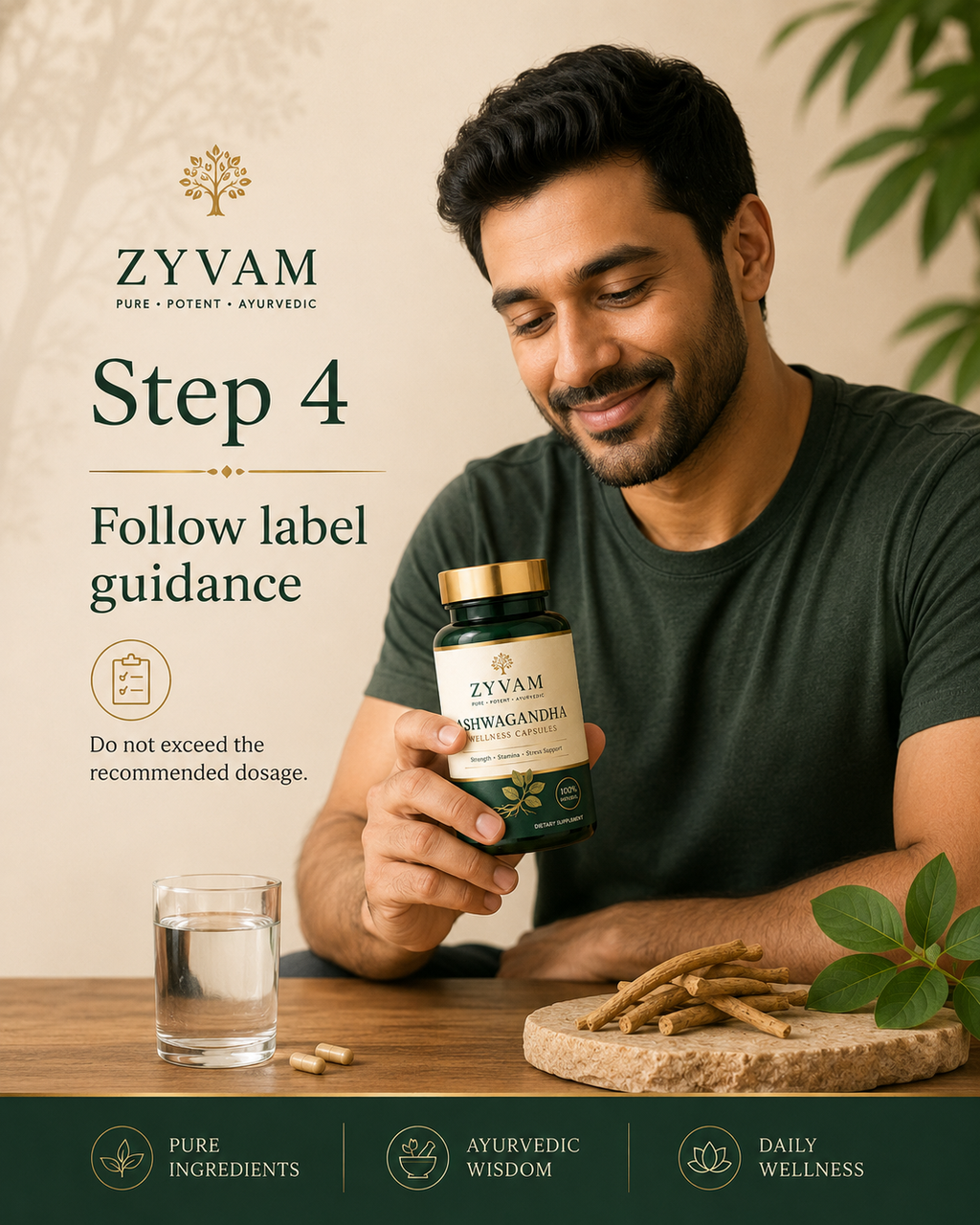 ZYVAM Ashwagandha Wellness Capsules