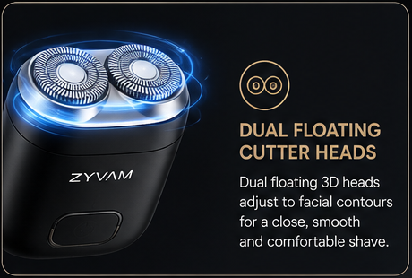 ZYVAM Portable Electric Shaver