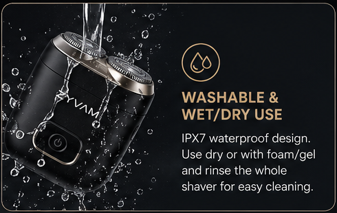 ZYVAM Portable Electric Shaver