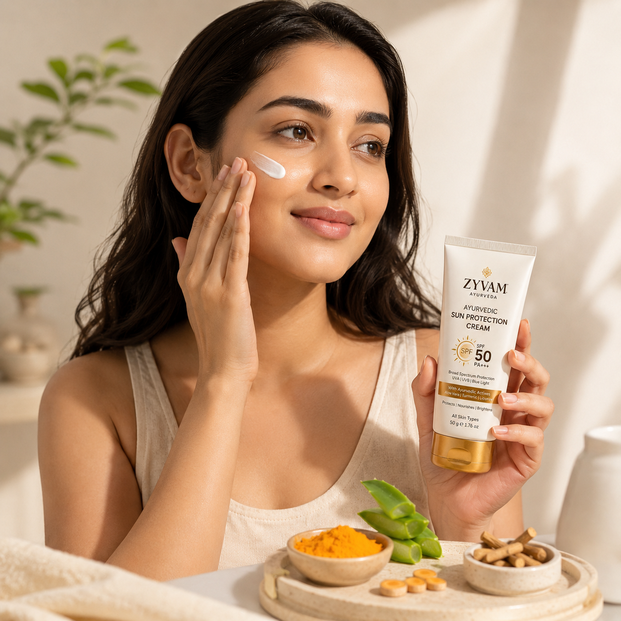 ZYVAM Ayurvedic Sun Protection Cream