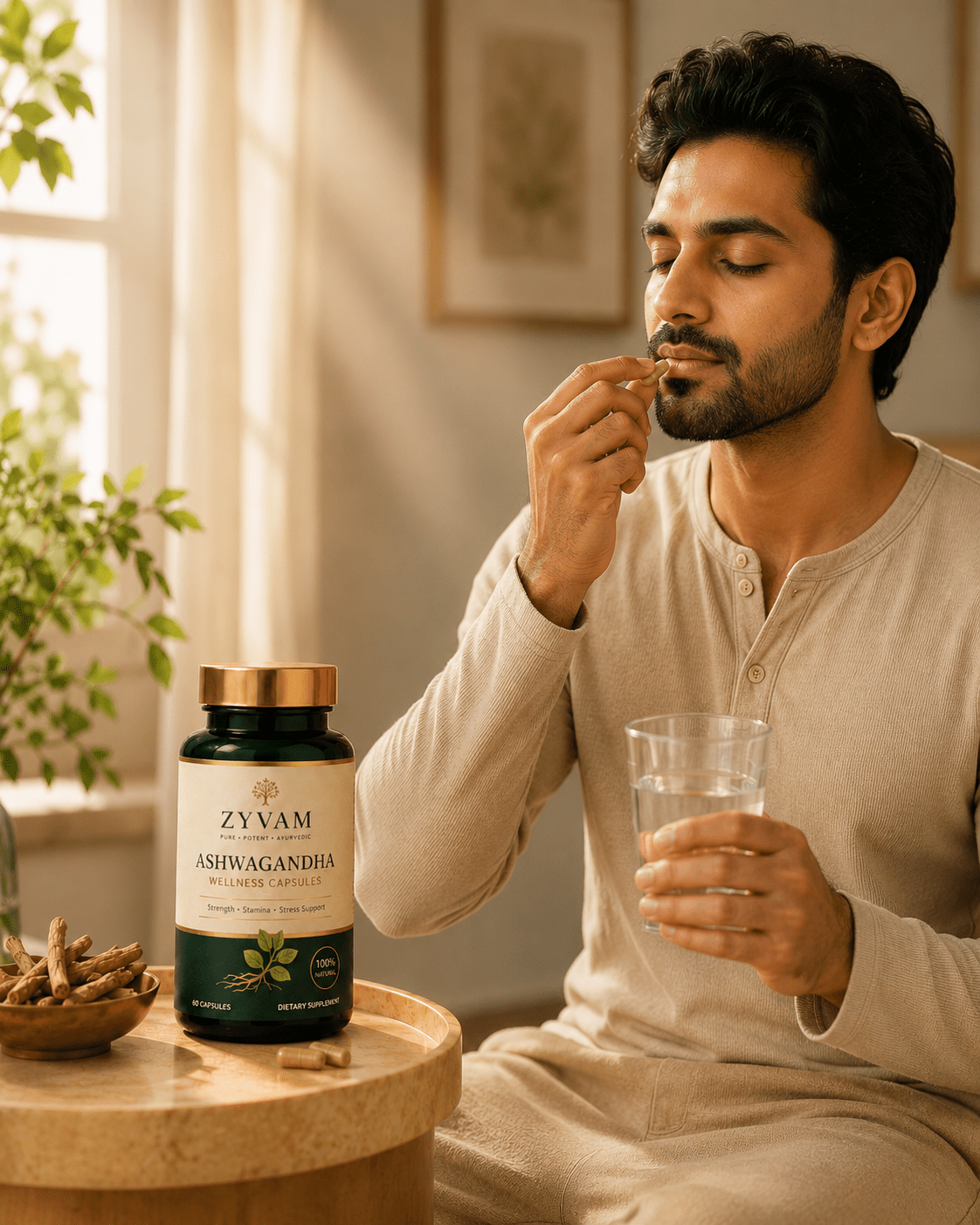 ZYVAM Ashwagandha Wellness Capsules - ZYVAM