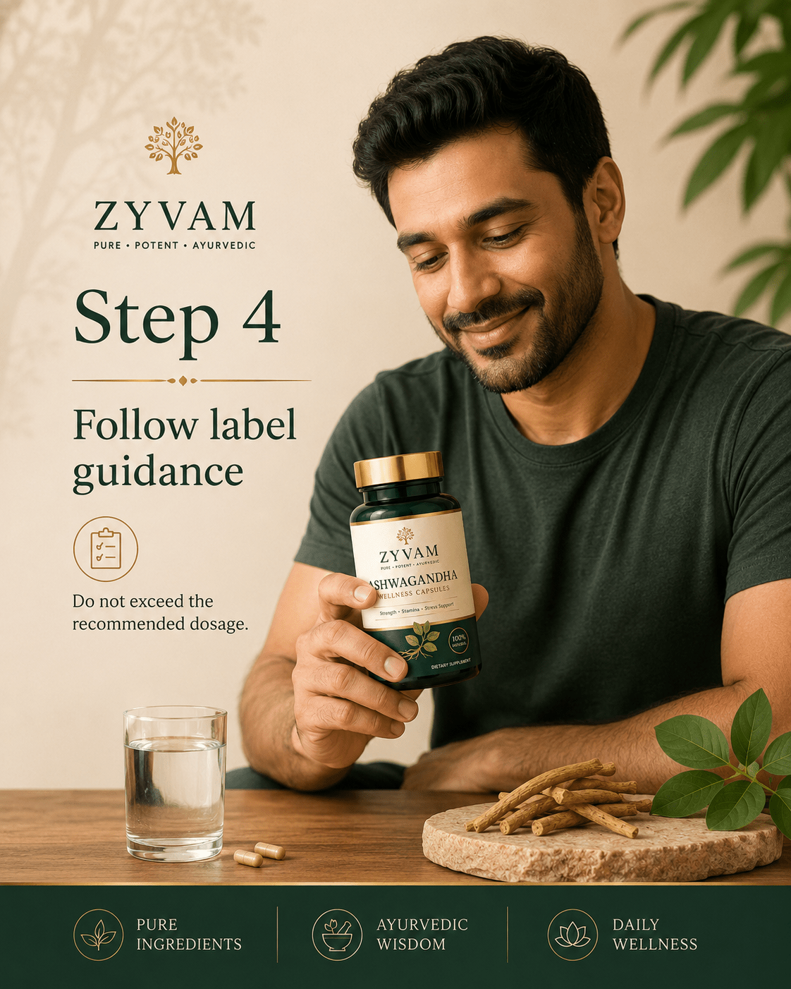 ZYVAM Ashwagandha Wellness Capsules - ZYVAM