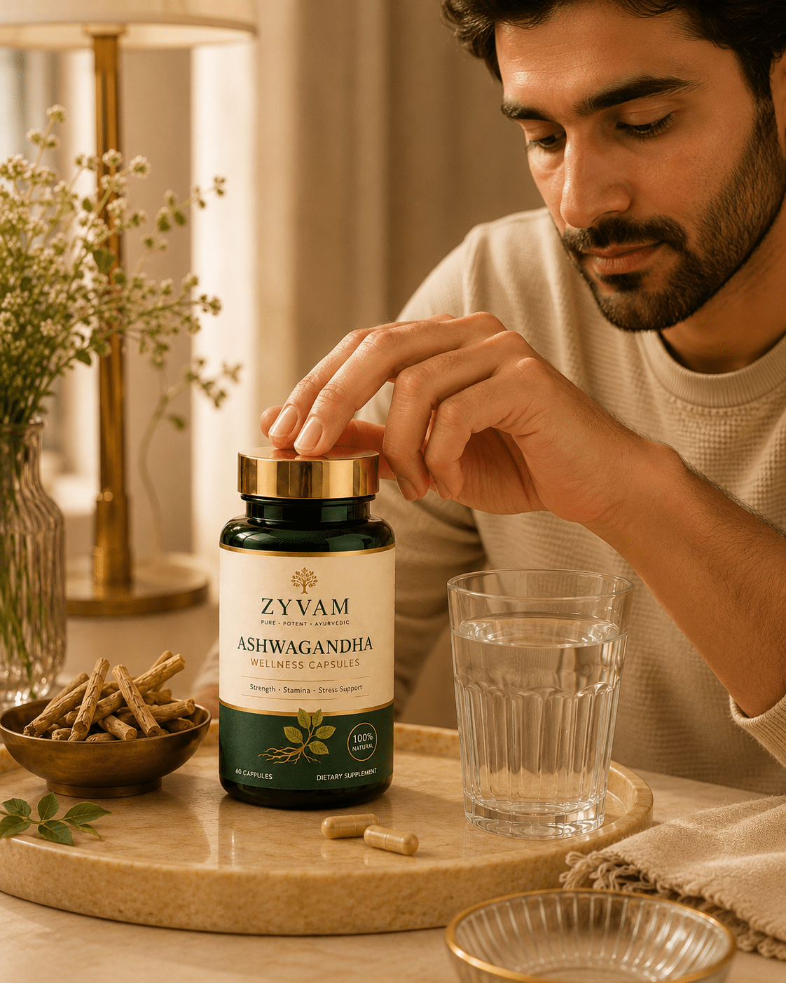 ZYVAM Ashwagandha Wellness Capsules - ZYVAM