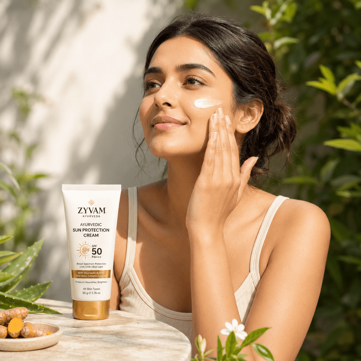 ZYVAM Ayurvedic Sun Protection Cream - ZYVAM
