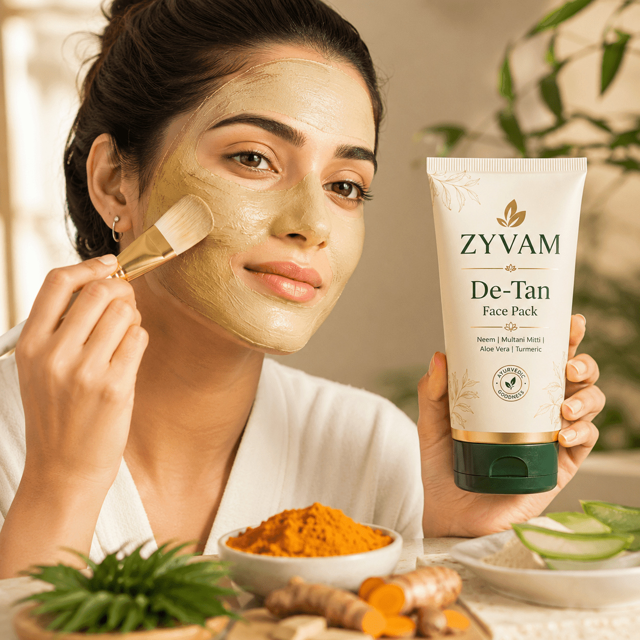 ZYVAM De-Tan Face Pack - ZYVAM