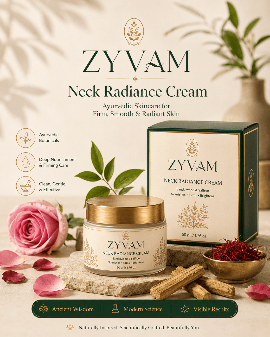 Neck Radiance Ayurvedic Cream