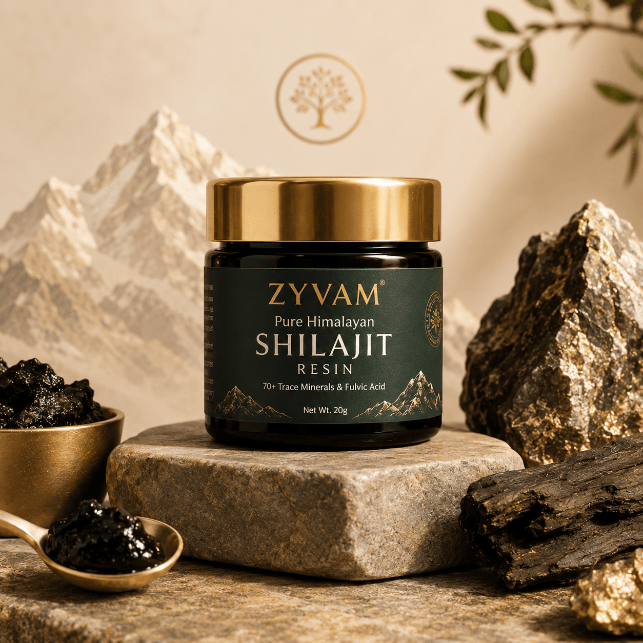 ZYVAM Pure Himalayan Shilajit Resin - ZYVAM